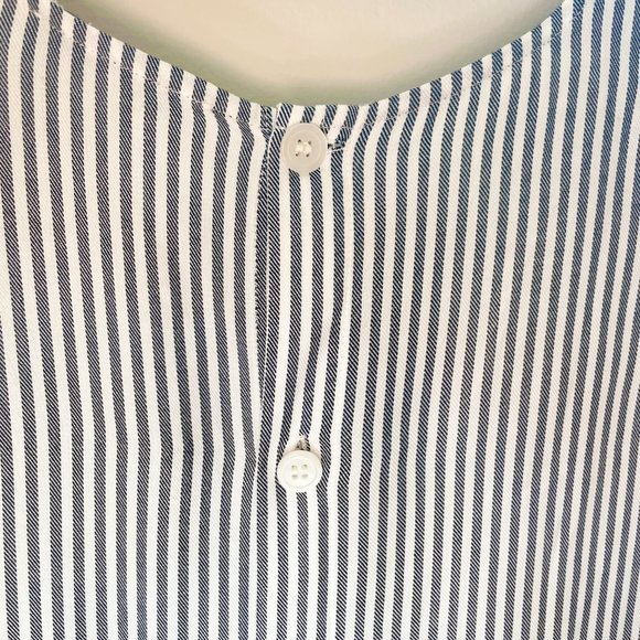 Madewell Button-Back Tie Tee in Classon Stripe - Size S - Picture 6 of 6